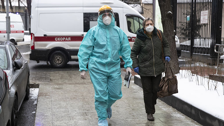 Ρωσία: 22.850 νέα κρούσματα και 566 θάνατοι λόγω Covid-19